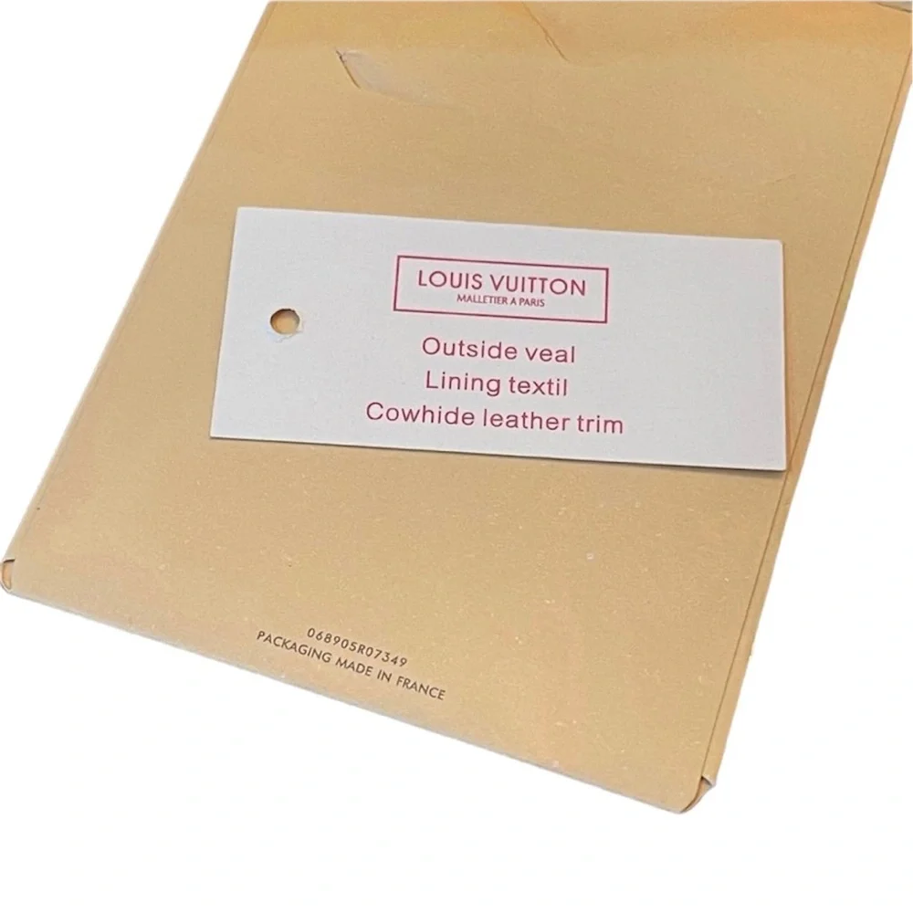 LOUIS VUITTON Storage Slider Box, Bag, Information Slip & Envelope